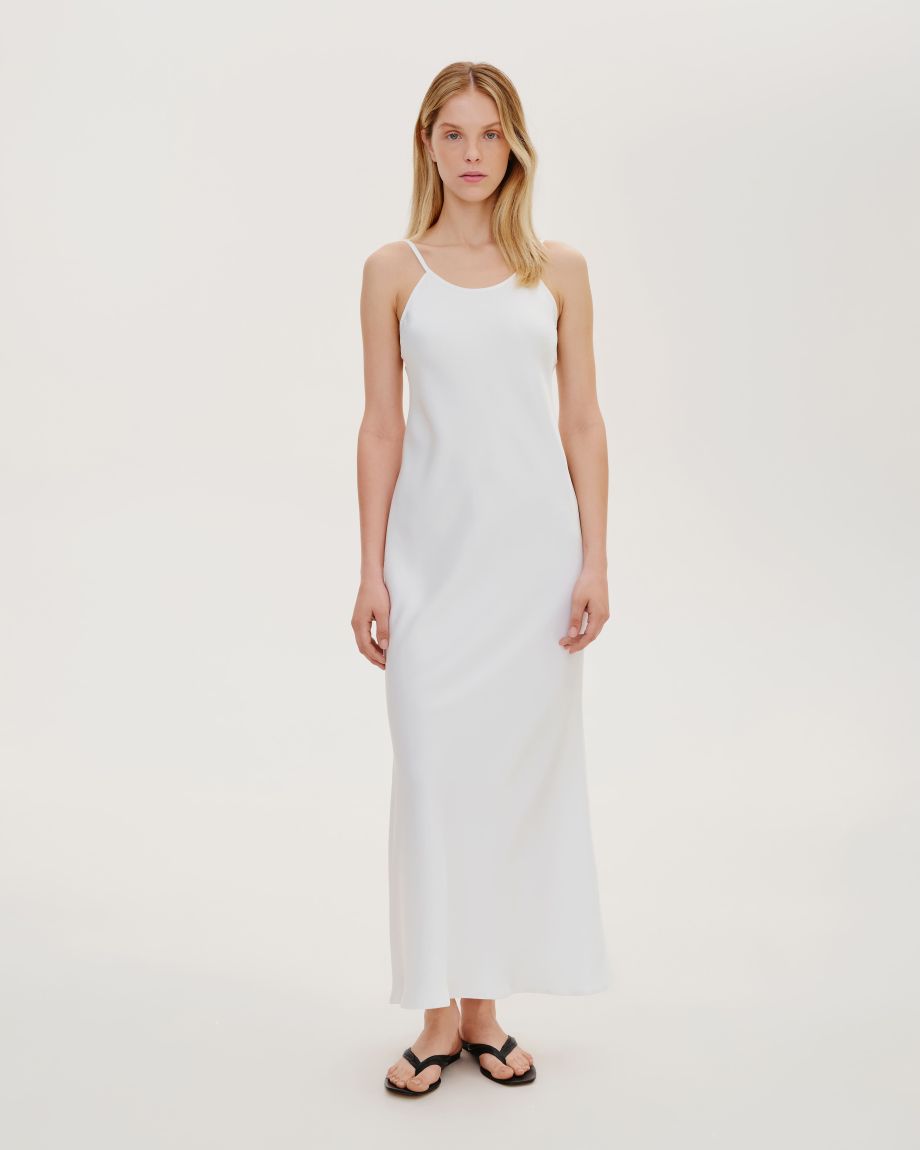 Milk fitted maxi dress