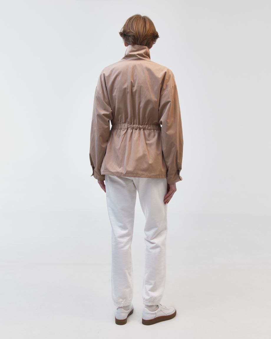 Beige fitted jacket