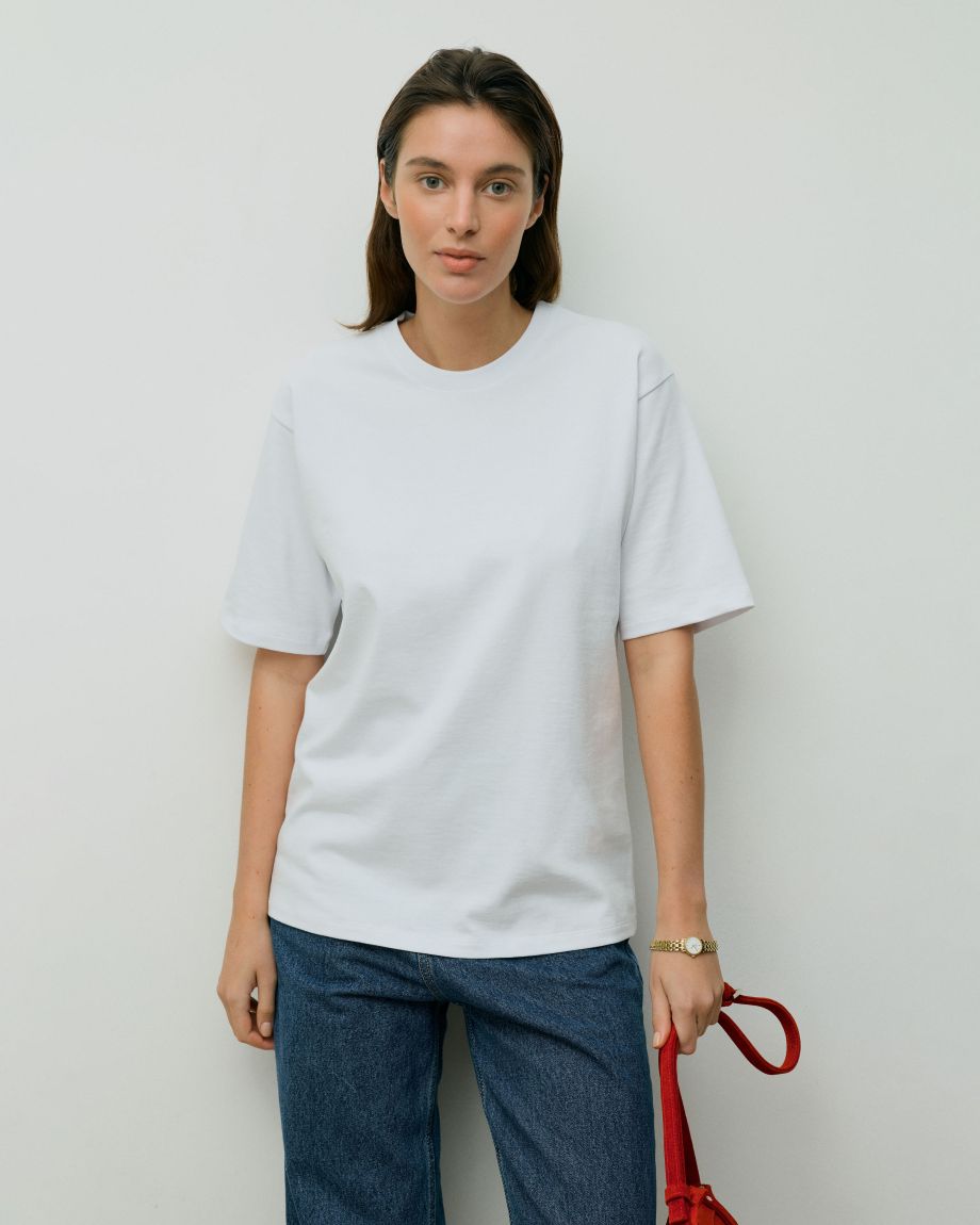 White Regular Fit T-Shirt