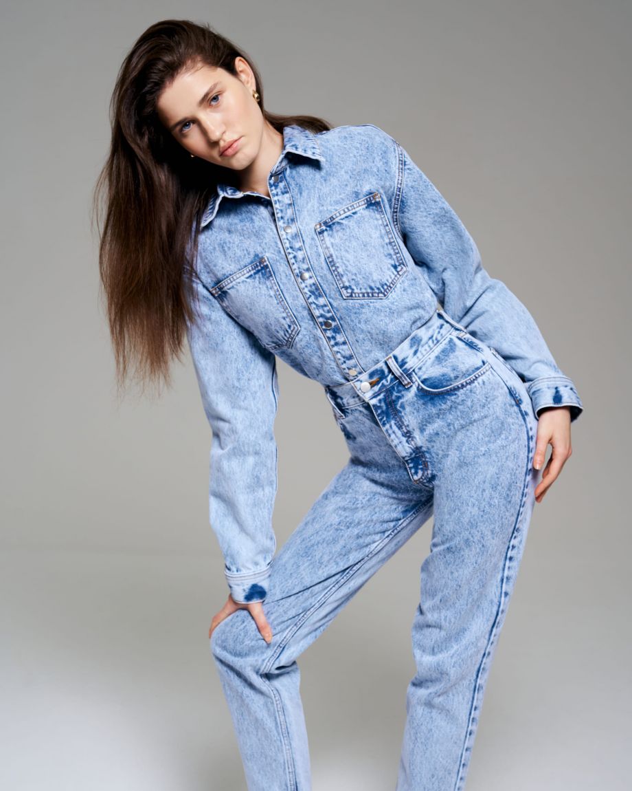 Blue jeans in vintage style