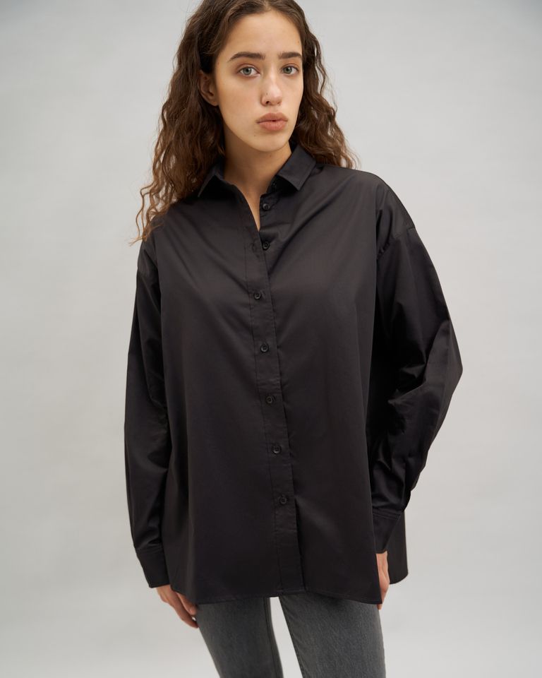 Black oversized shirt