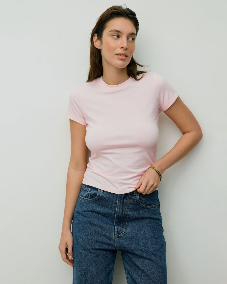 Pink Slim Fit T-Shirt