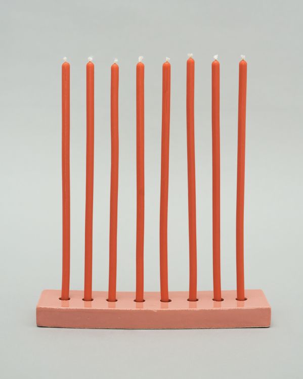 8 Candle Holder Pink