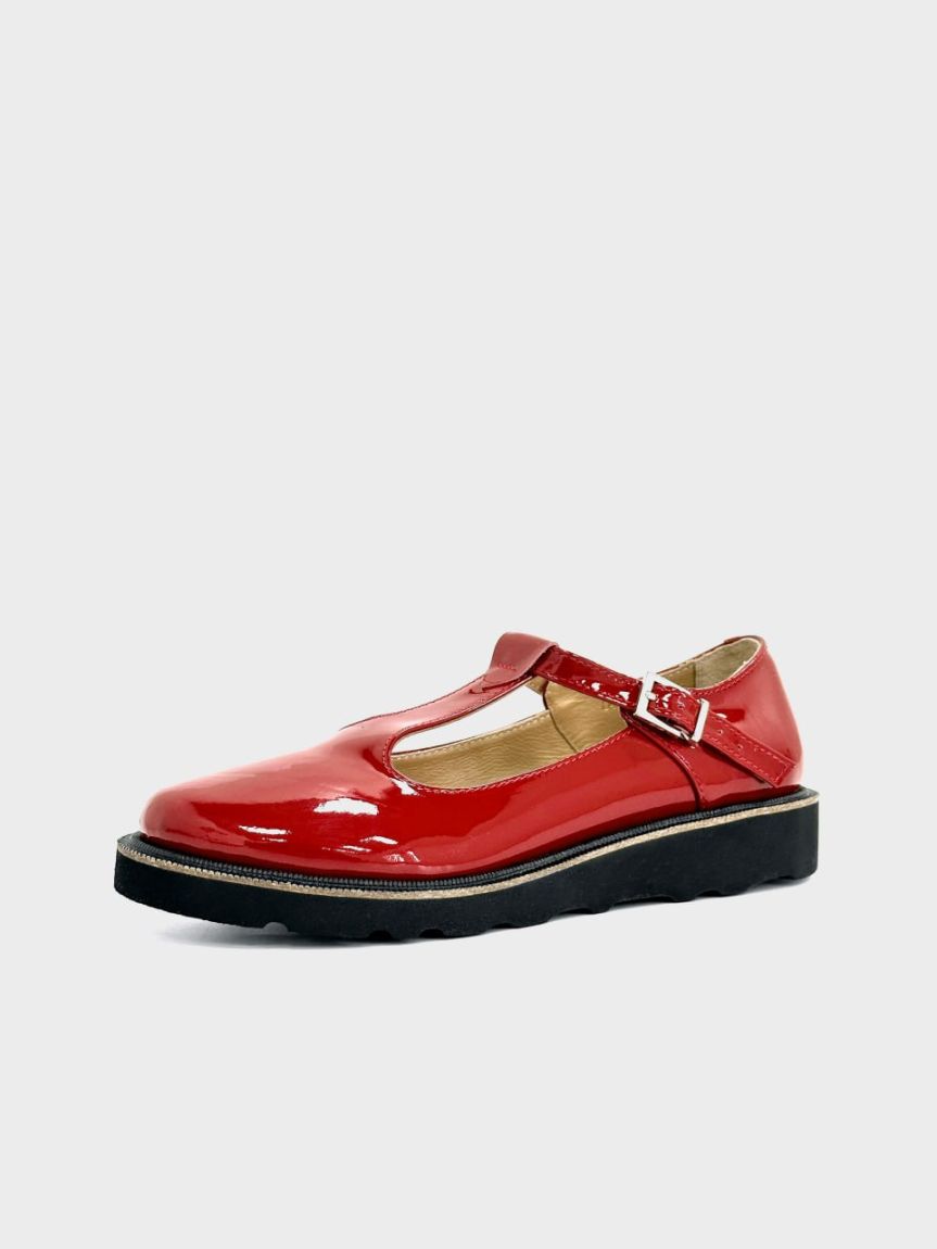 Червоні туфлі Mary Jane's