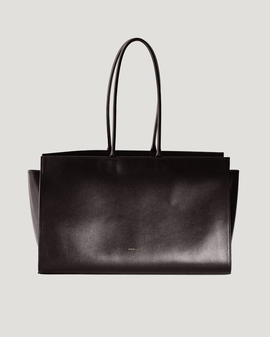 Brown large Carolyn Tote Bag