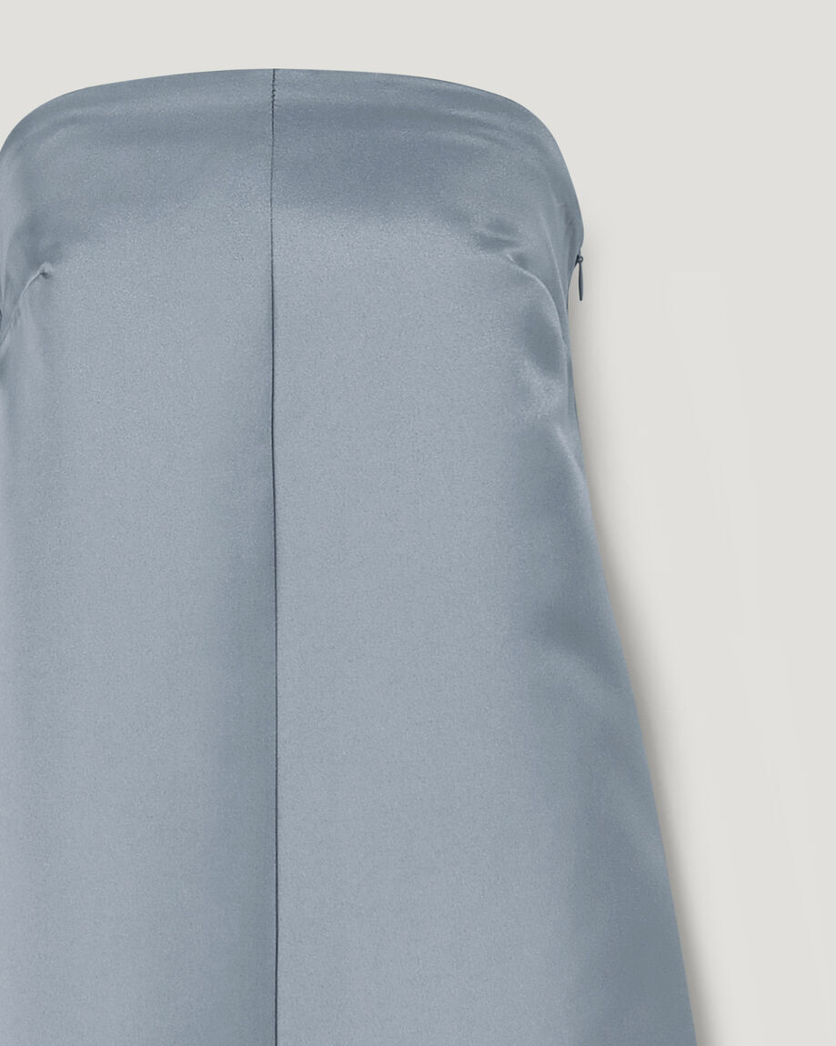 Grey Bandeau Dress