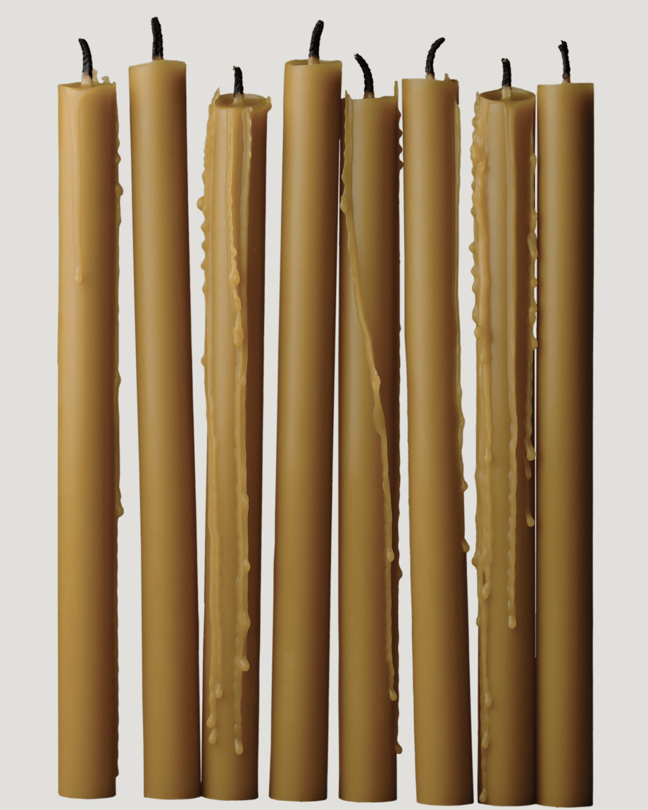 Set of beeswax candles "Solar candles"