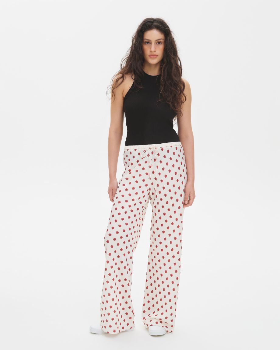 Milk pants "Red Ruta"